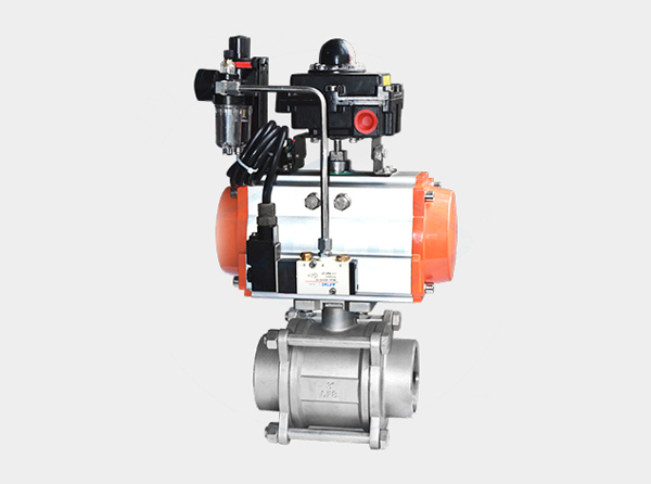 氣動三片式球閥 氣動三片式球閥